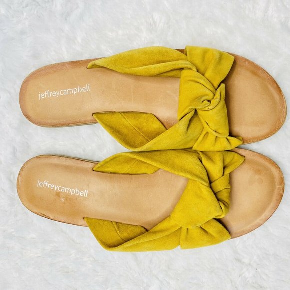 Jeffrey Campbell 8 39 Zocalo Knot Slides Sandals - Picture 3 of 9